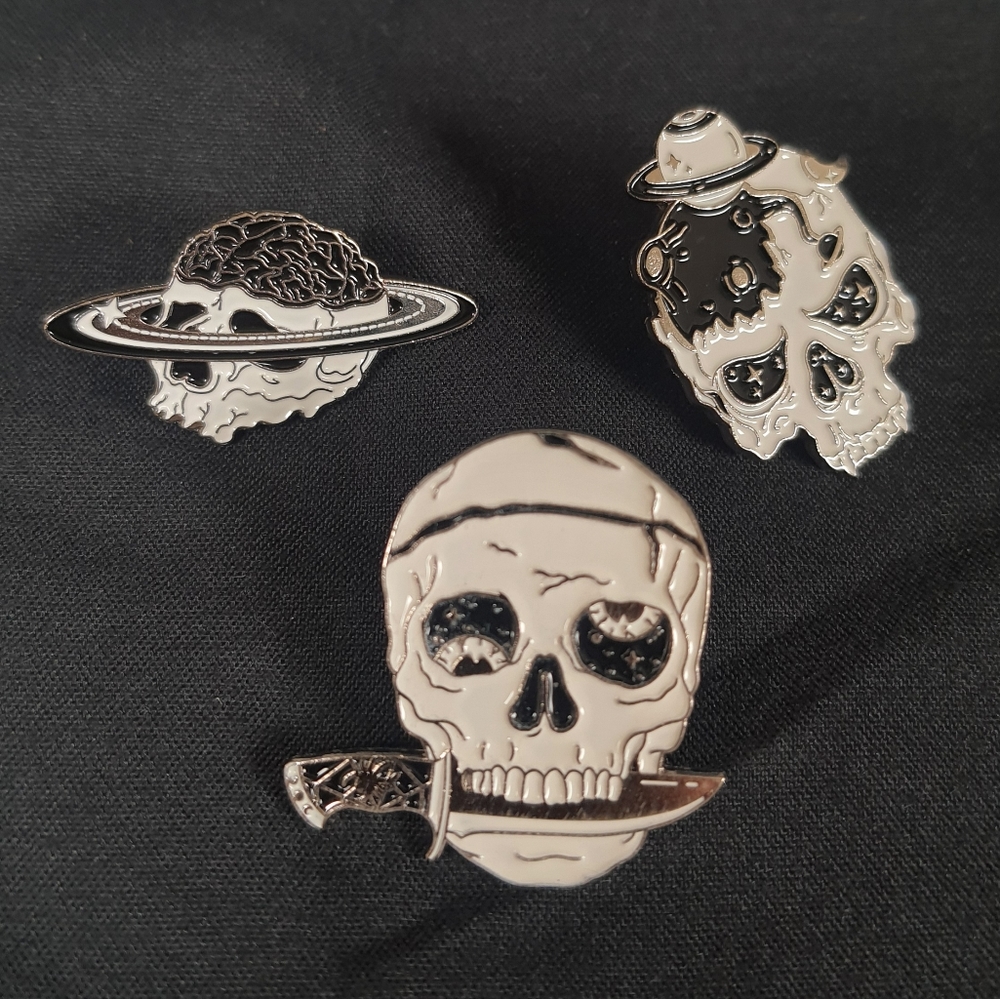 Skull Enamel Pins